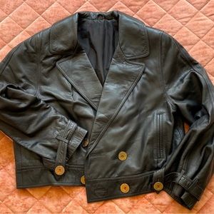 Givenchy Cuir Black Leather Jacket